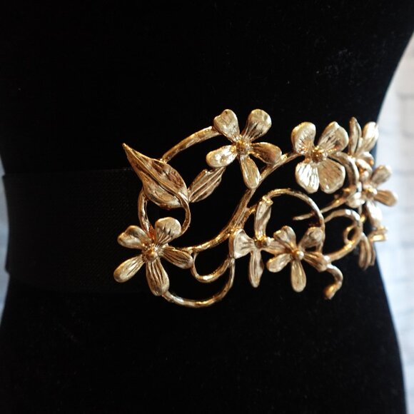 Zara Floral Stretch Belt - Picture 10 of 12